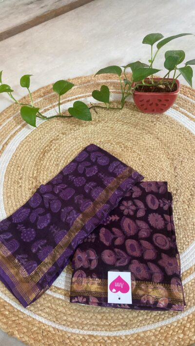 Maheshwari natural dye dress material