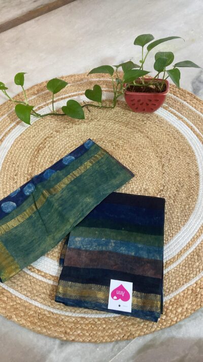 Maheshwari natural dye dress material